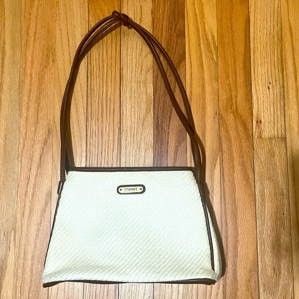 Esprit Cream Straw purse